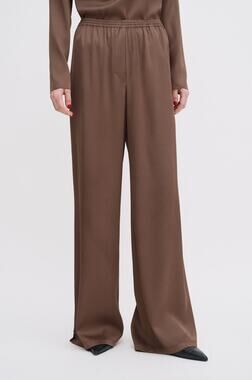 Filippa K Nova Satin Trouser Pants EU 32 (XS) Oak Brown Luxury Minimal Office